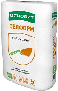 Клей монтажный Основит СЕЛФОРМ Т-112 морозостойкий для пено- и газобетоннов