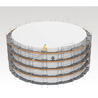 Строительные круговые леса PSK SCAFF SYSTEM
