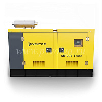 Дизельный генератор Vektor AD-20Y-T400 в шумозащитном кожухе