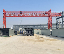 Козловой кран Shikaan однобалочный 20т